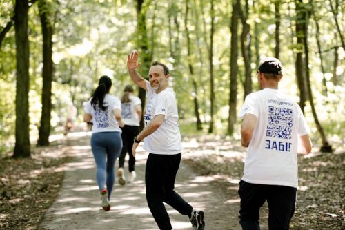 "Starting on Schedule" is a race that brought together hundreds of railway workers from different corners of Ukraine to support their colleagues.